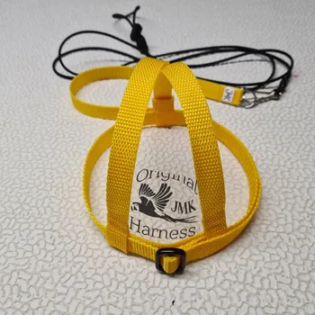 Postroj pro psa Postroj pro papoušky JMK vel. L,XL varianta barev B - Barva: Žlutá, Velikost: L