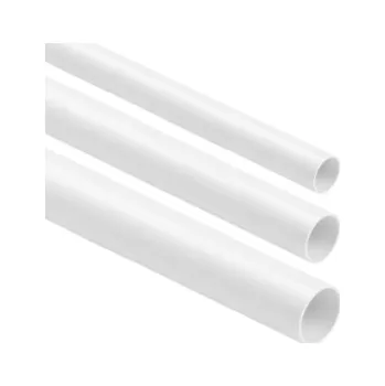 kabelová chránička STASIŃSKI SP. Z O.O. Pevná, hladká elektroinstalační trubka BÍLÁ RL-18 2m (BALENÍ 25 kusů)