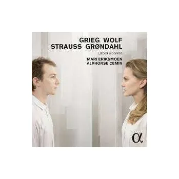 Zahraniční hudba CD Edvard Grieg: Mari Eriksmoen & Alphonse Cemin - Grieg / Wolf / Strauss / Gröndahl 2016