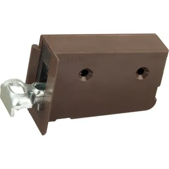 Nábytkové kování Rektifikační závěsné kování SCILM - hnědé Orientace, šířka: pravý