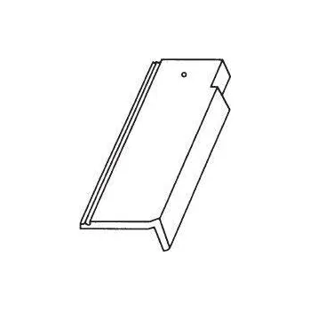 Střešní krytina Bramac Tegalit Protector Plus taška krajní pravá půlená grafit mat