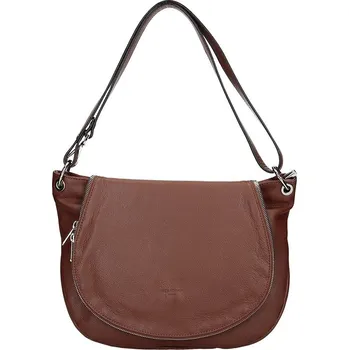 Kabelka Dámská kožená kabelka Hexagona Viktoria - hnědá