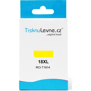 Zásobník TisknuLevne.cz č.18XL T1814 (Žlutý)