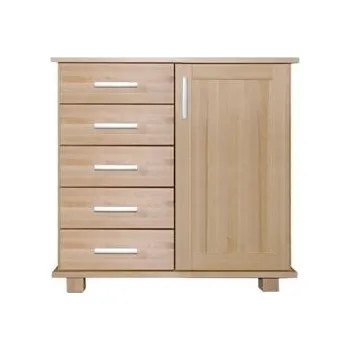 Komoda Komoda B 9 povrchová úprava buk (d) moření wenge