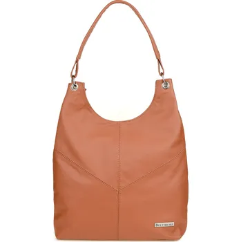 Beltimore Dámská kožená kabelka koňaková Kabelka Beltimore Dámská kožená kabelka koňaková