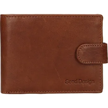 Peněženka Pánská kožená peněženka SendiDesign Robert - koňak