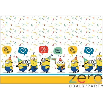 Jednorázový ubrus Ubrus plastový 1,2 x 1,8 m - Mimoni