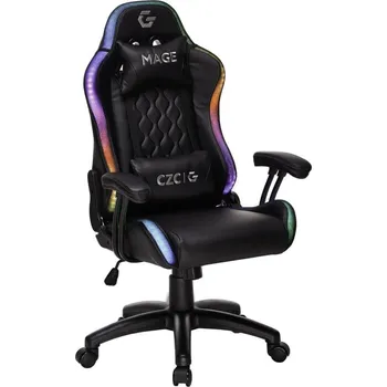 Herní židle CZC Gaming Gaming Mage RGB černá