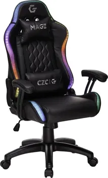 Herní židle CZC Gaming Gaming Mage RGB černá
