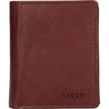 Peněženka Pánská kožená peněženka Lagen Xaver - hnědá