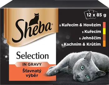 Krmivo pro kočku Sheba Selection In Sauce šťavnatý výběr