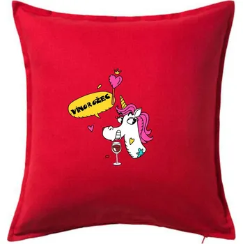 Polštář Vínorožec - Polštář 50x50 - 50x50 - Pouze potah ( Červená )