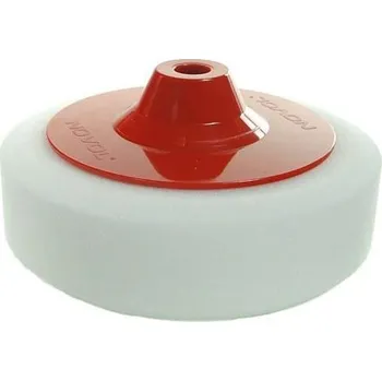 Brusný kotouč NOVOL lešticí kotouč molitanový 150v50R Medium bílý M14 (9800)