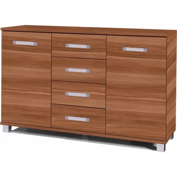 Komoda Maximus M36 komoda 138 x 40 x 86 cm švestka wallis