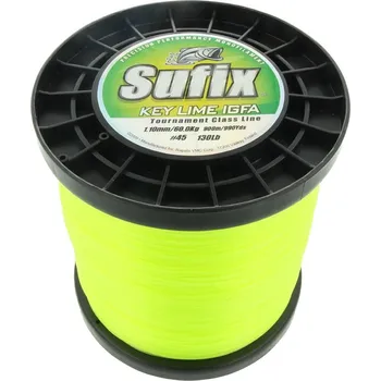 Sufix Monofilní Vlasec Key Lime IGFA Jasně Zelený 1000m Nosnost: 37kg, Průměr: 0,86mm