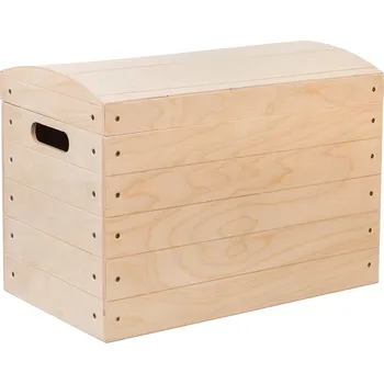 Truhla ČistéDřevo Dřevěná truhla X 50 x 26 x 35 cm borovice