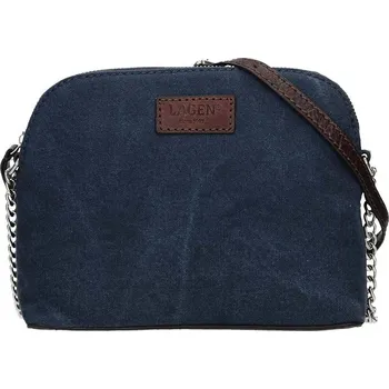Dámská crosbody kabelka Lagen Sima - modro-hnědá