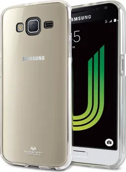 Pouzdro na mobilní telefon Mercury Jelly pro Samsung Galaxy J3 (2016) průhledné