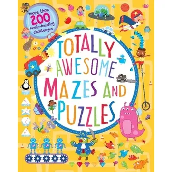 První čtění Totally Awesome Mazes and Puzzles (Activity book for Ages 6 - 9) - Cottage Door Press