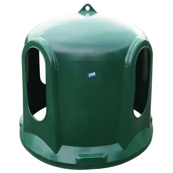 krmítko pro hospodářská zvířata Příkrmiště pro koně Zvon zelené 4 místa 163 cm