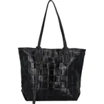 Dámská kožená kabelka Delami Elena - černá