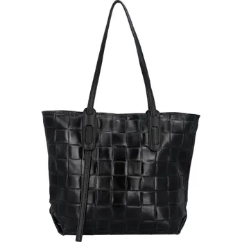 Kabelka Dámská kožená kabelka Delami Elena - černá