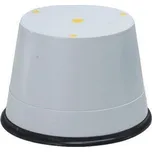 Manutan Pojízdné plastové stupátko šedé