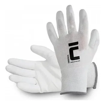 Pracovní rukavice Povrstvené pracovní rukavice EMBERIZA, bílá 0108026280