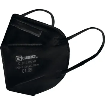 GEBOL 730509 respirátor ​​FFP2 bez ventilu černý 2ks