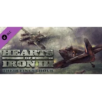 Počítačová hra Hearts of Iron III Their Finest Hour (PC) (Steam)