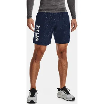 Pánské sportovní kraťasy Under Armour UA Woven Emboss Shorts-NVY - tmavě modrá Velikost: XL