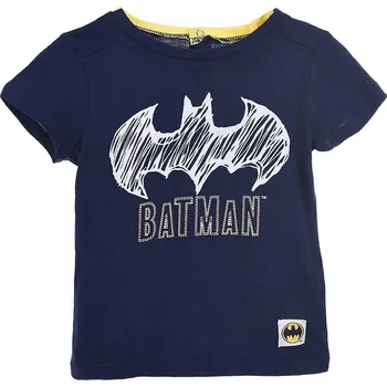 Chlapecké tričko SUN CITY Dětské tričko Batman / kojenecké tričko Batman 6M - 24M bavlna tmavě modré Velikost: 24M (87cm)