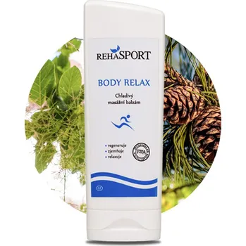 Masážní přípravek REHA Cosmetics | Rehasport | Body relax | Chladivý masážní balzám | 500 ml