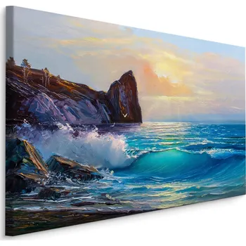 Plátno Skalnaté Pobřeží A Moře Varianta: 30x20