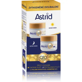 Pleťový krém Astrid Q10 Miracle denní a noční krém proti vráskám 2x 50 ml