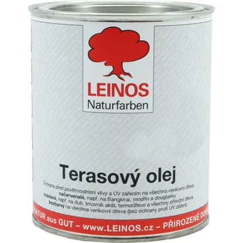 Olej na dřevo LEINOS naturfarben LEINOS 236.015 Terasový olej nahnědlý 0,75 L