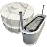 Česká nádrž Samonosný septik s pískovým filtrem pro 7 osob (5-8 EO)