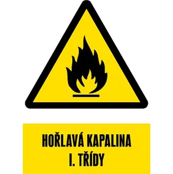 Značení Značka Hořlavá kapalina I. třídy