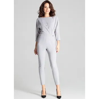 Dámský overall Elegantní overal L066 Grey Velikost: XL