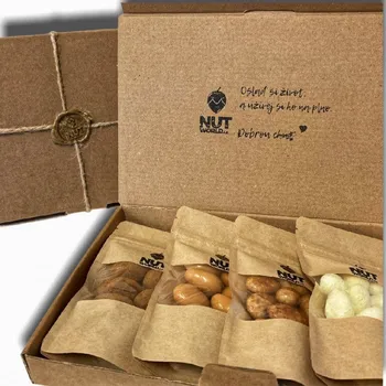 Nutworld.cz Dárková krabička s pečetí SLADKÁ 4x 50g