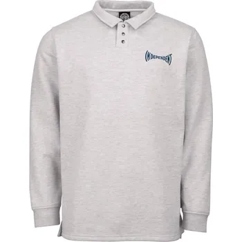 Pánská mikina INDEPENDENT mikina - Span Polo Crew Athletic Heather (ATHLETIC HEATHER) velikost: M