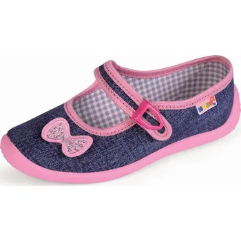 Dívčí bačkory NAZO PPHU Domácí obuv, papučky-přezůvky 003BB Velikost: 34