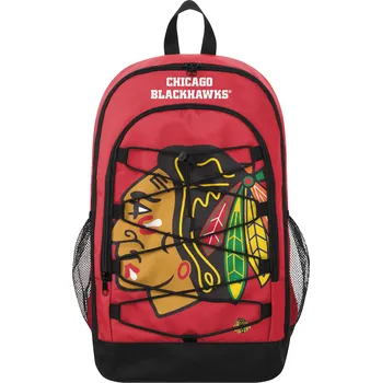 Sportovní batoh Batoh Chicago Blackhawks NHL FOCO Big Logo Bungee Backpack