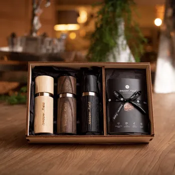 Koření Pepper Field Kampotský pepř 3x 50 g + 3x mlýnek