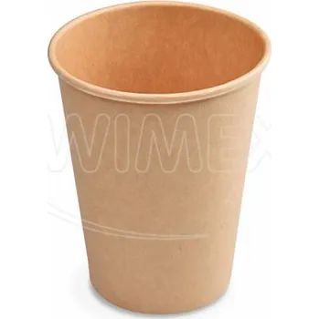 Jednorázové nádobí Papírový kelímek hnědý 420 ml, L (Ø 90 mm) [50 ks]