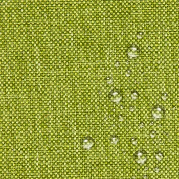 Nepromokavá látka Imitace lnu-32, Zelená