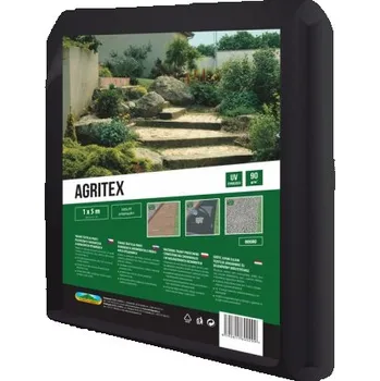 Mulčovací textilie Textilie AGRITEX mulčovací tkaná černá, 90g Rozměr: 1 x 5 m