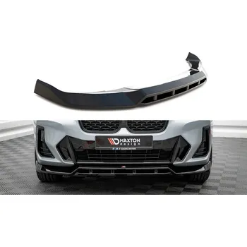 Karosérie Spojler pod nárazník lipa V.1 BMW X4 M-Pack G02 Facelift černý lesklý plast