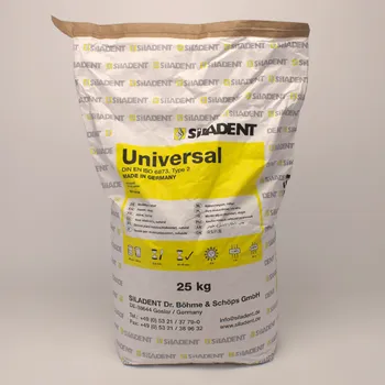 SILADENT Alabastrová sádra univerzální bílá, 25 kg