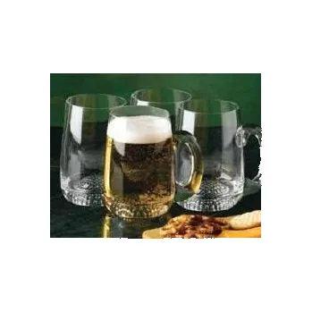 Dárkový potravinový koš Golf gifts sklenice na pivo+ucho 350ml 4ks - golfový míč